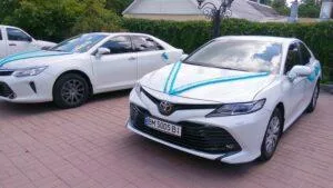 Весільний кортеж камри в Сумах,авто на весілля ,Оренда авто Суми toyota camry 70 wedd car sumy